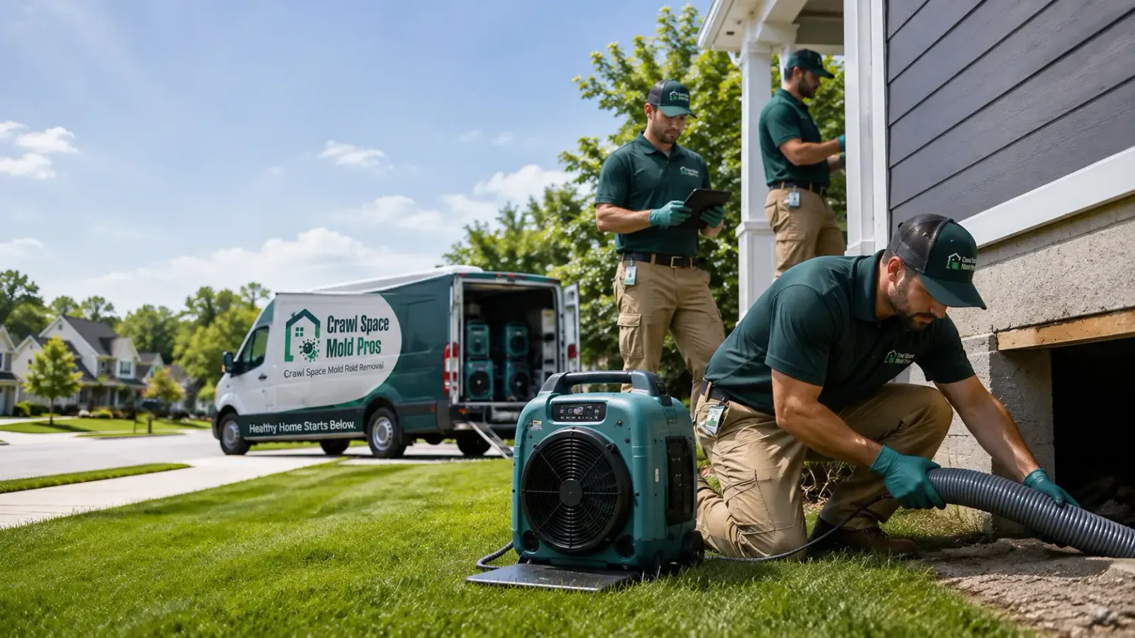 Crawl Space Mold Removal in Kirby, WY